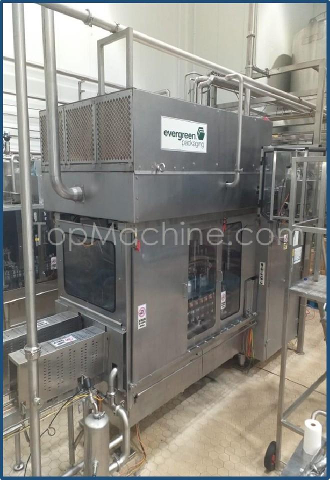Used EVERGREEN QPC11 Dairy & Juices Carton filling