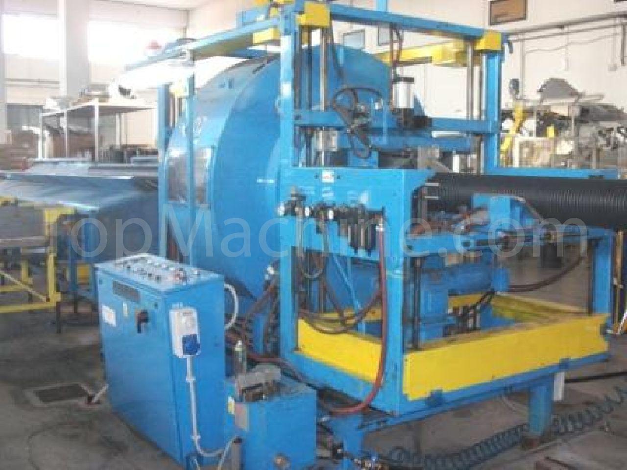 Used Corma 1520 Extrusion Corrugated pipe line