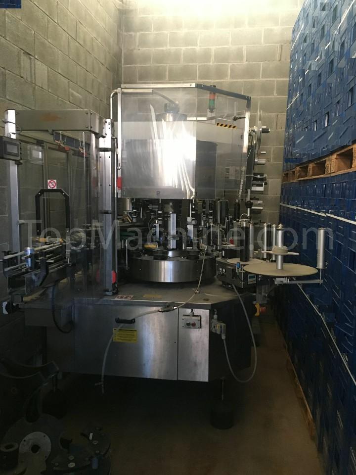 Used Cavagnino e Gatti CG-T-8-2XPSP-5CU-SFGD-MP Bibite e Liquidi Etichettatrice di bottiglie