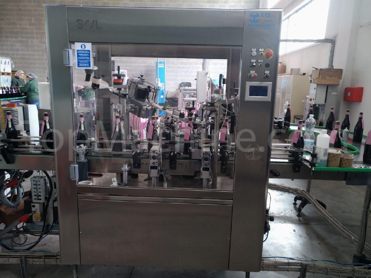 Used S.T.S. di Savino S4/L İçecek ve Sıvılar Etiket makinesi