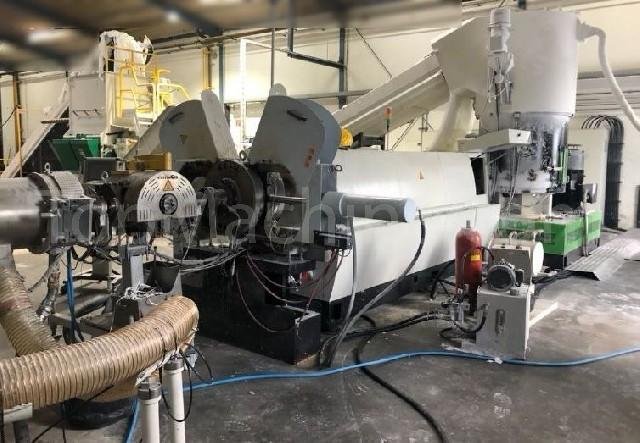 Used Aceextech & Ettlinger Filter 140 36D Geri dönüşüm Line Repelletizing