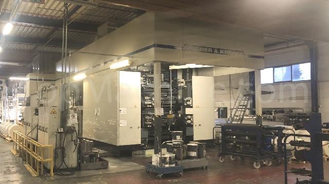 Used Fischer & Krecke 34 DF/8 - 2846 CNC 电影和打印 中央柔版印刷机