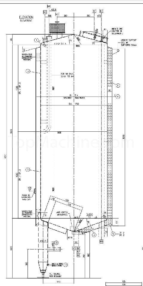 Used Walter Tosoto 3.000 L Beverages & Liquids Miscellaneous