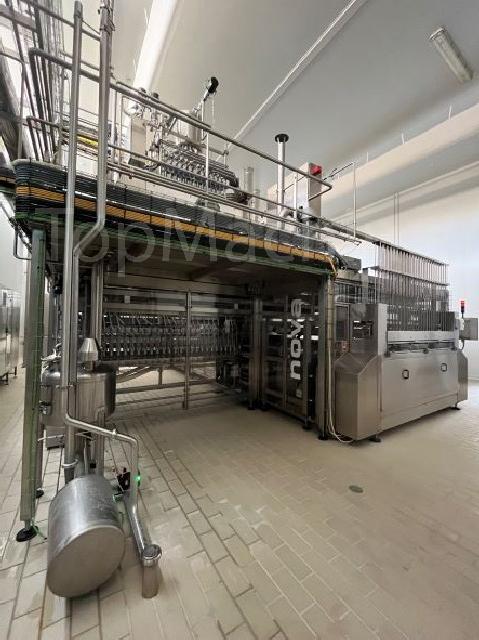 Used Nova Serac Group Lineaire Doseuse Milchprodukte & Säfte Becher Füll- und Verschließmaschine