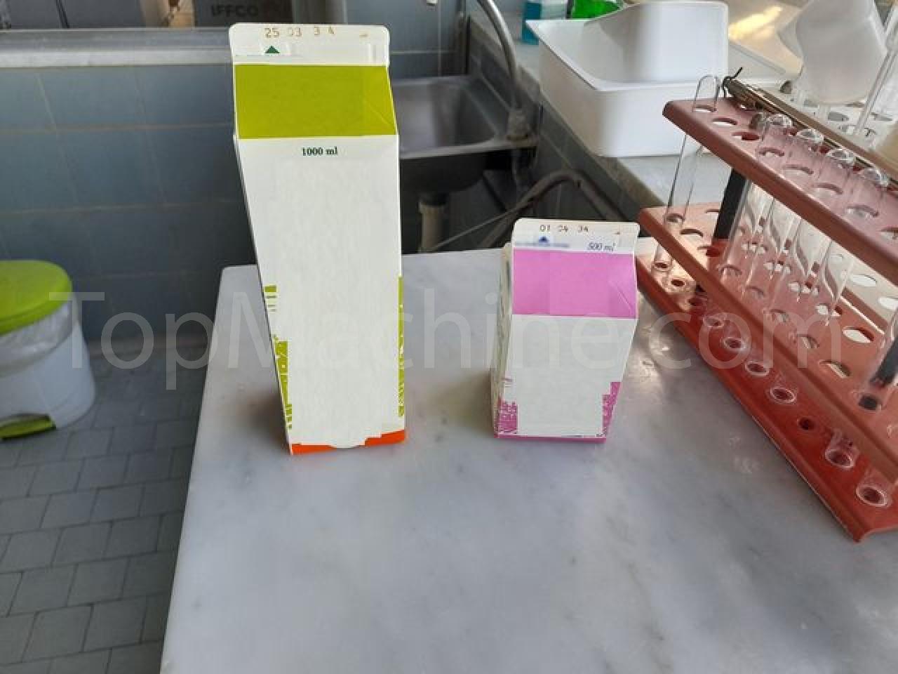 Used Nimco 560TR Молочные продукты и Соки линии розлива в картонные упаковки