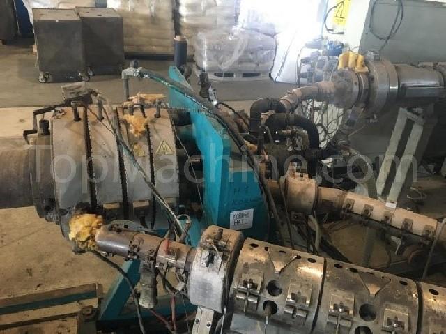 Used Drossbach HD 250 - 38 Extrusion Corrugated pipe line