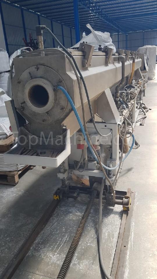 Used Battenfeld 1-90-30B Extrusion PE/PP pipe line