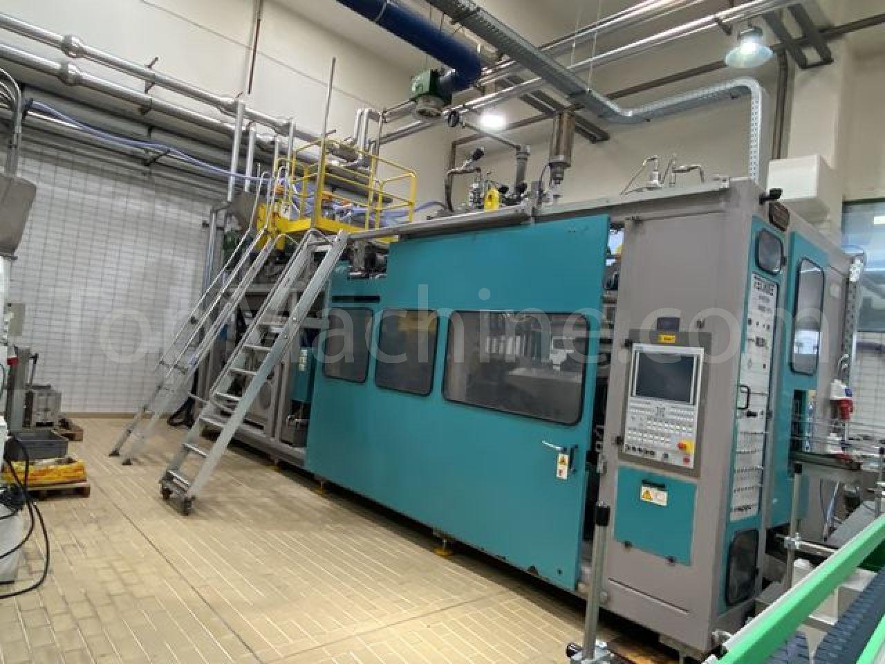 Used Techne 10000 SFA Bottles, PET Preforms & Closures Extrusion Blow Molding