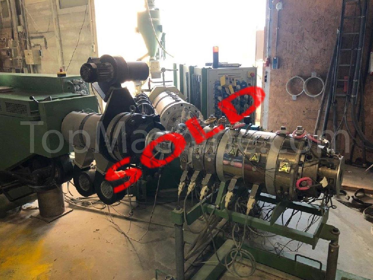 Used Rollepaal T Rex 90 28 Extrusion PVC pipe line