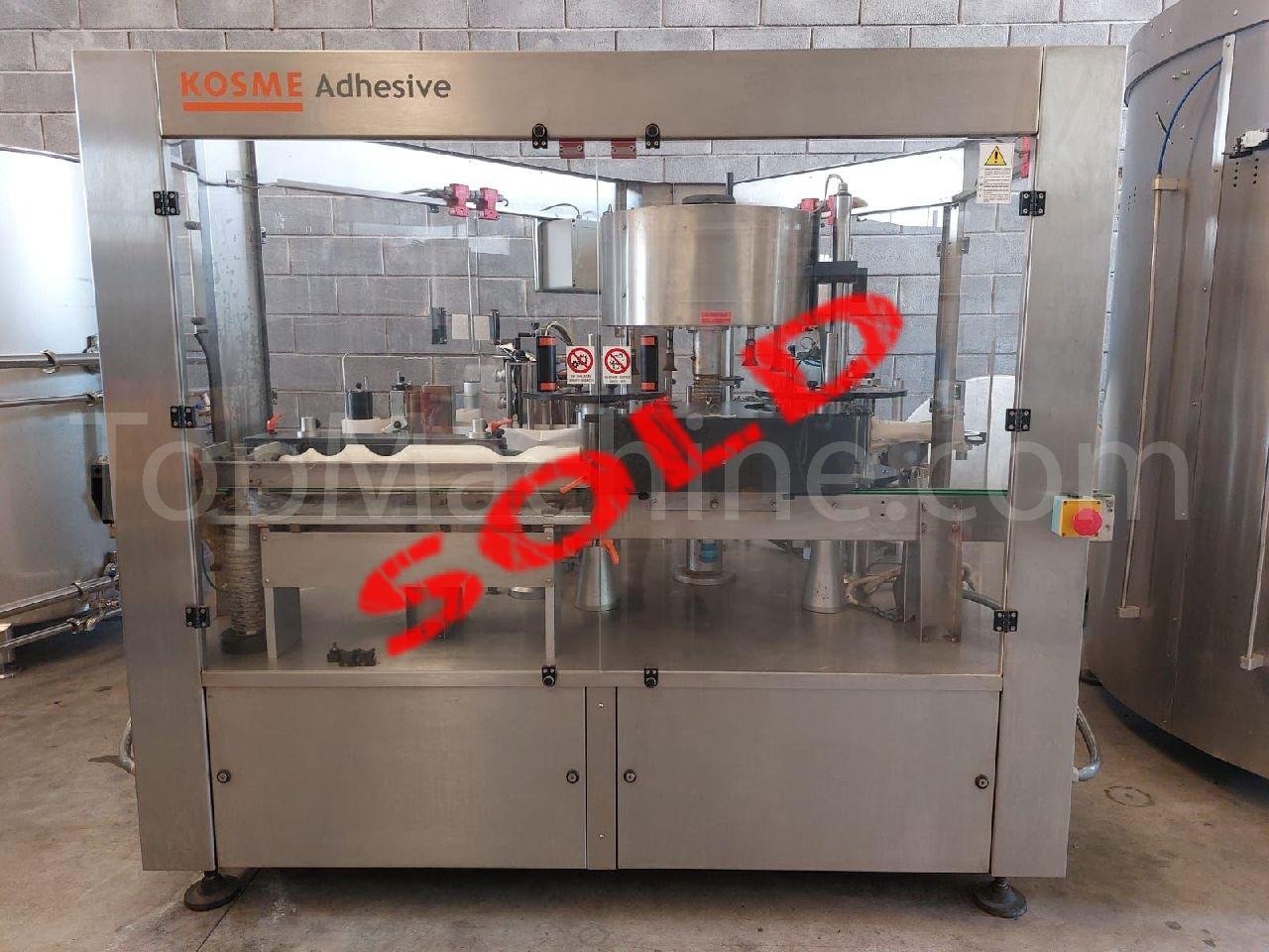 Used Kosme Extra Adhesive 4T S2 E2 Getränkeindustrie Etikettiermaschine