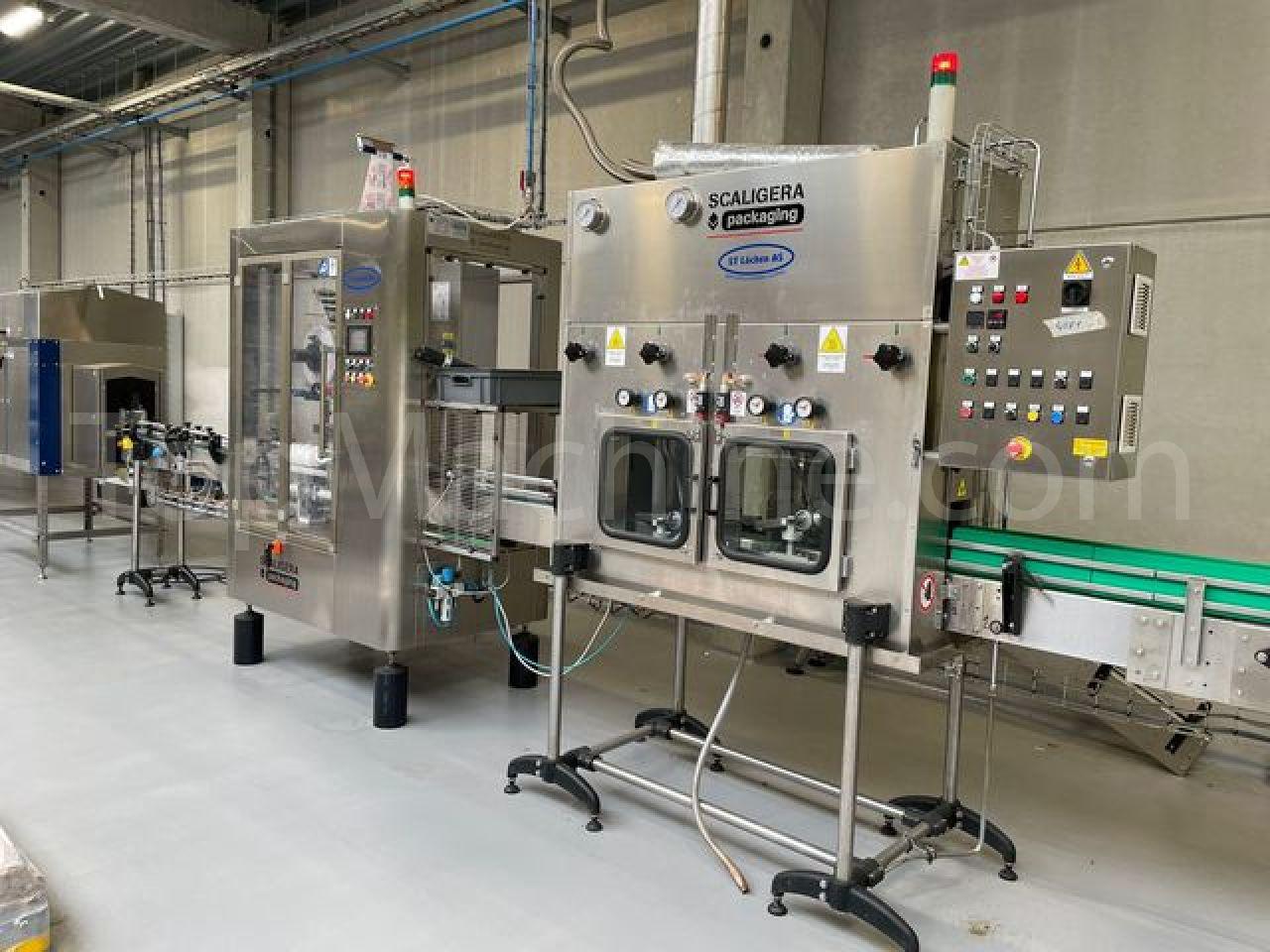 Used Scaligera packaging Ulisse 4000 Getränkeindustrie Sleeve-Anlage