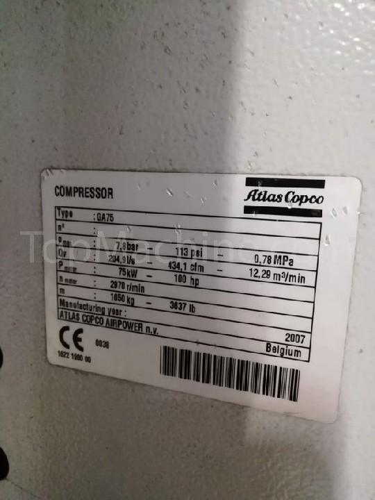 Used Atlas Copco GA75  Compresseurs pour le soufflage PET