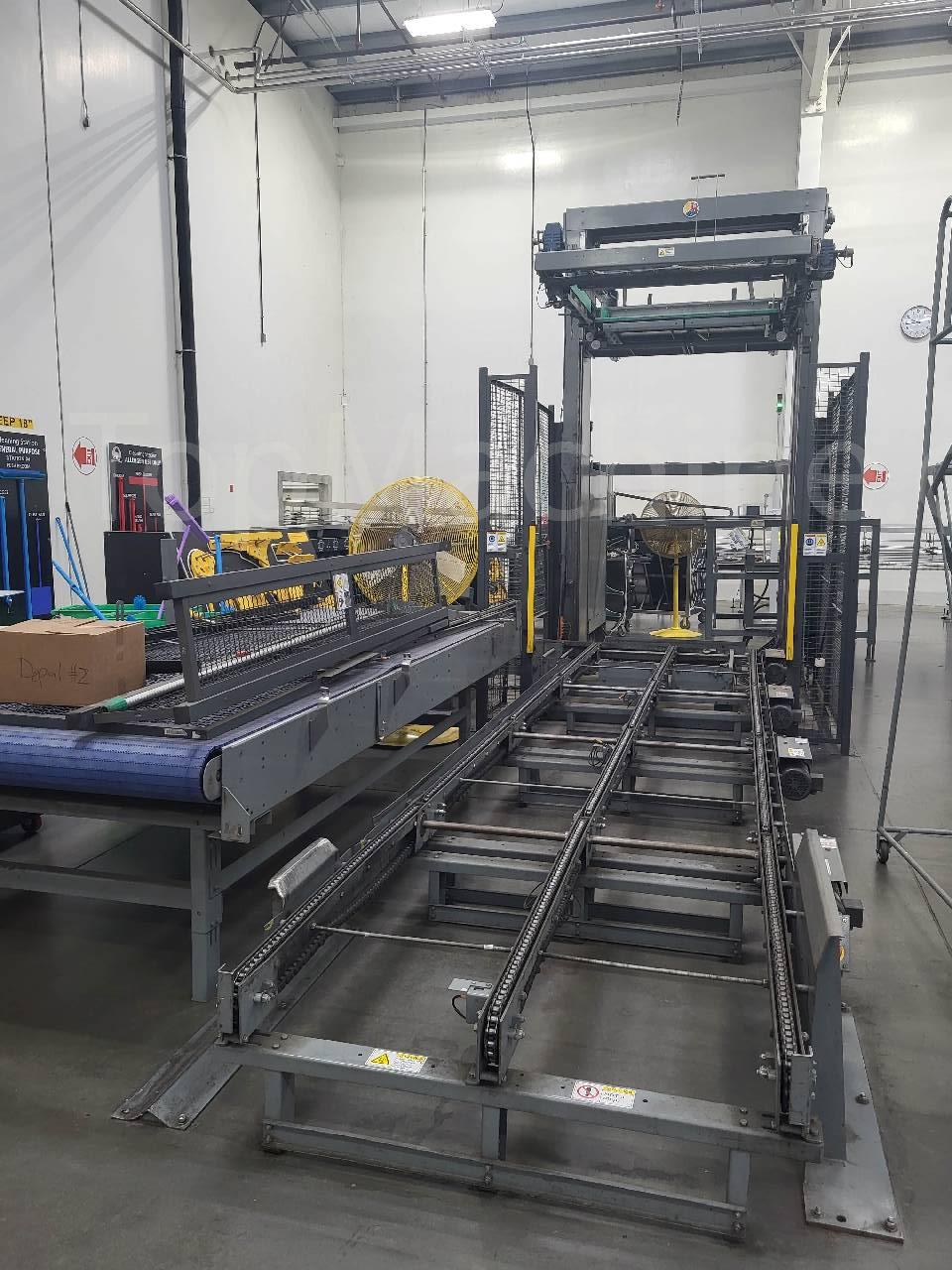 Used ABC Packaging 108 Beverages & Liquids Palletizer & Pallet wrapper