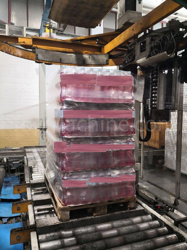 Used Robopac Genesis Beverages & Liquids Palletizer & Pallet wrapper