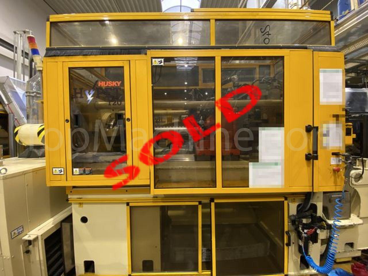 Used Husky HyPET 120 Flaschen, Preforms und Verschlüsse Vorformen