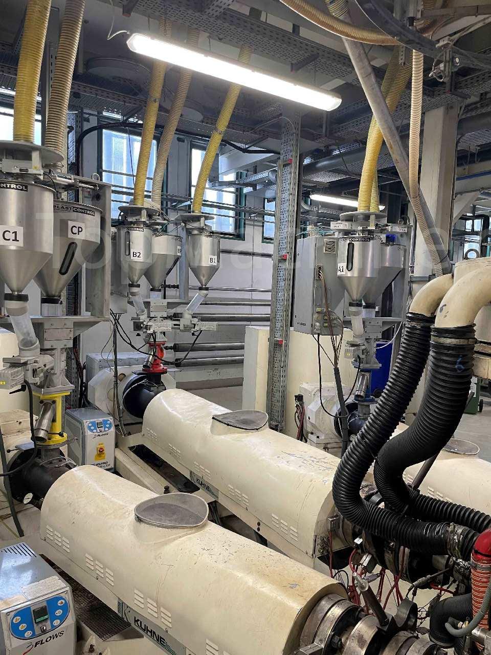 Used Kuhne K60-90-60 Folie & Druck Coextrusions-Blasfolienanlage