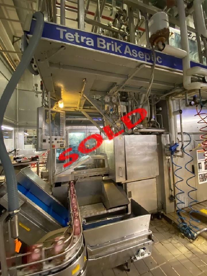 Used Tetra Pak TBA 19 250 Slim Suları ve Süt Aseptik dolum