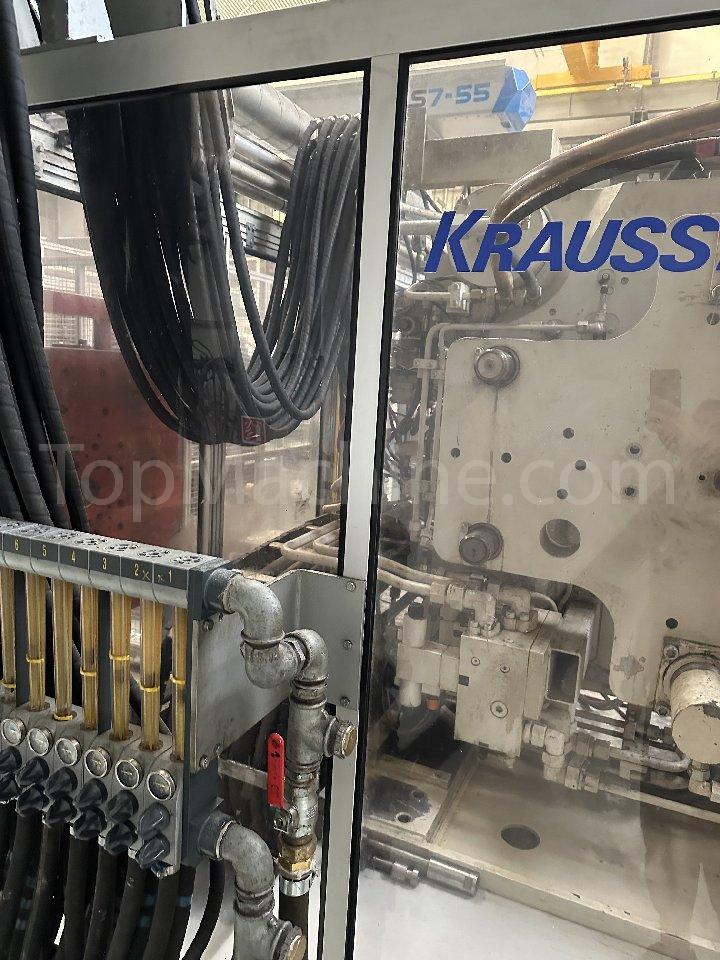 Used Krauss Maffei KM 800-6100 MC Injection Força de fechamento de até 1000 T