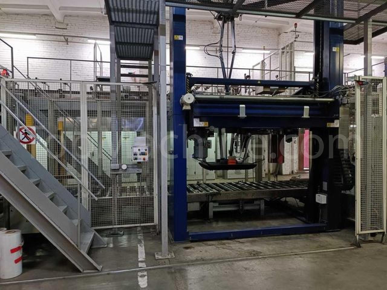 Used Robopac Genesis HS Bibite e Liquidi Pallettizzatore ed avvolgipallet