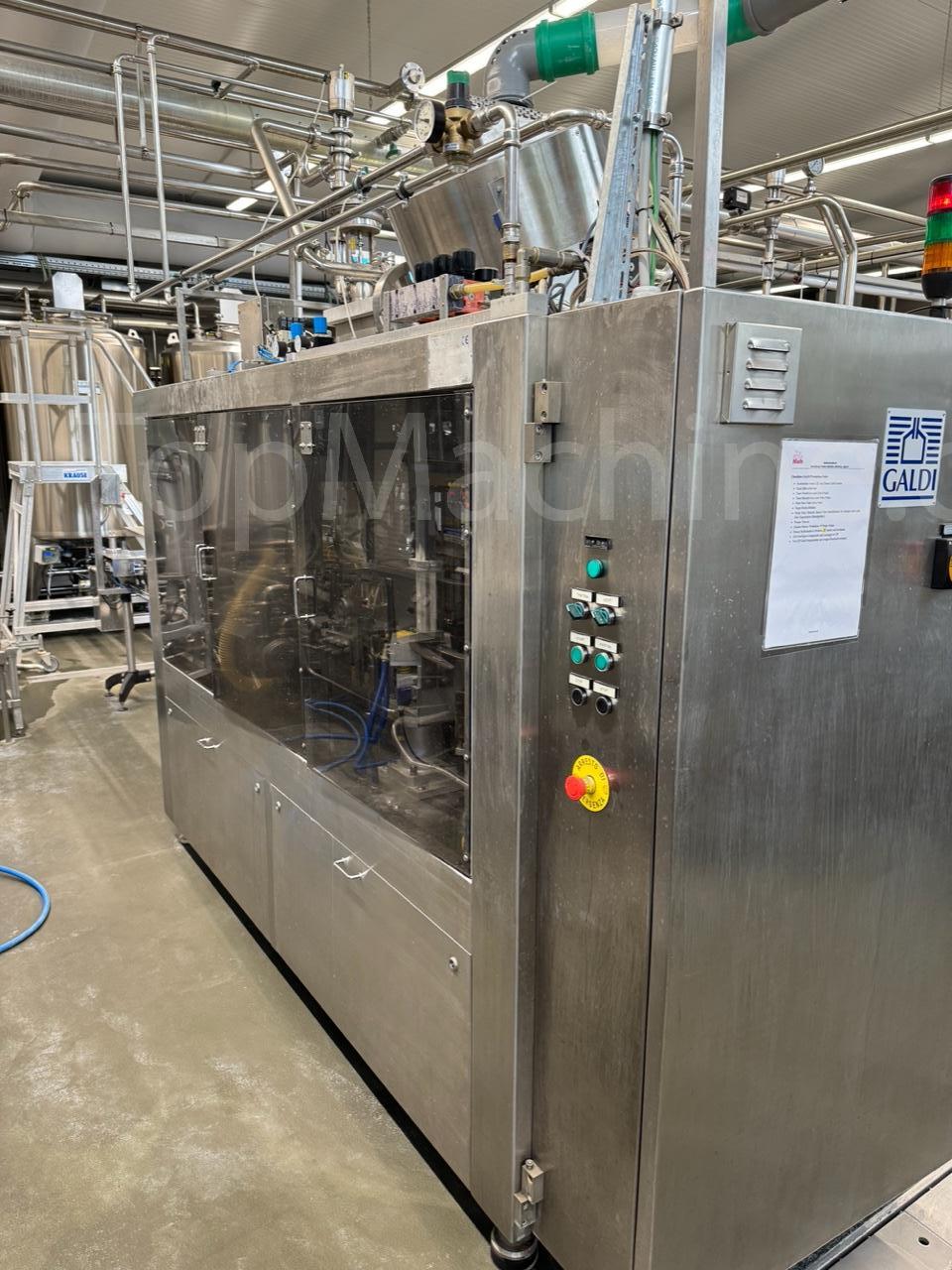 Used Galdi RG21 2000 Milchprodukte & Säfte Kartonabfüllanlage