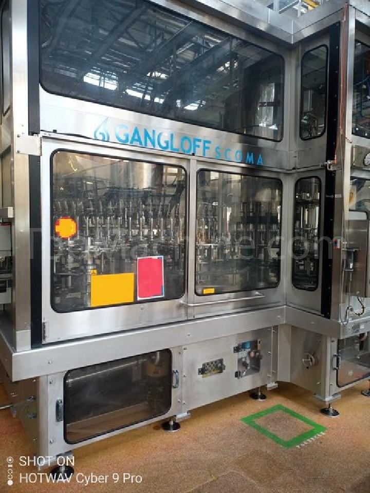 Used Gangloff Scoma Flow-Tec SC İçecek ve Sıvılar Maden suyu dolum