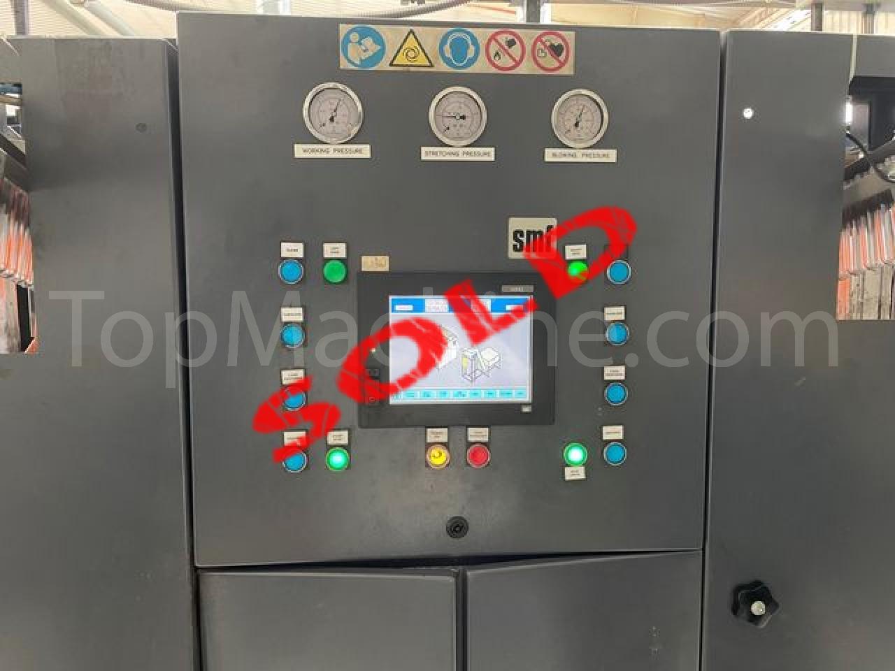 Used SMF Combi 400 Şişeler, Preform PET ve Kilitler Stretch şişirme