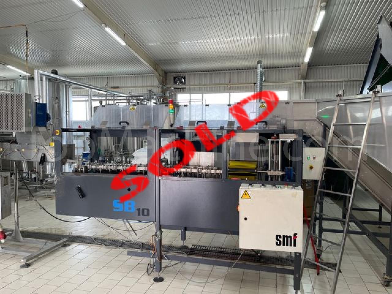 Used SMF Combi 400 Şişeler, Preform PET ve Kilitler Stretch şişirme