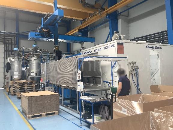 Used Krauss Maffei KM1600MC 1600/1470	  Fuerza de cierre 1000 T +
