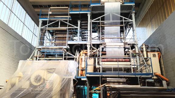 Used Zocchi 5 layers  Coex şişmiş Ekstrüzyon