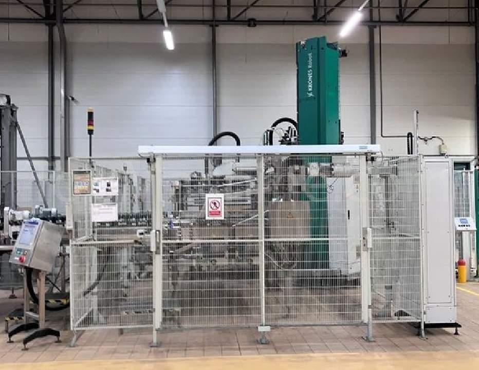 Used Krones Robot Wero  Palettierer und Palettenwickler