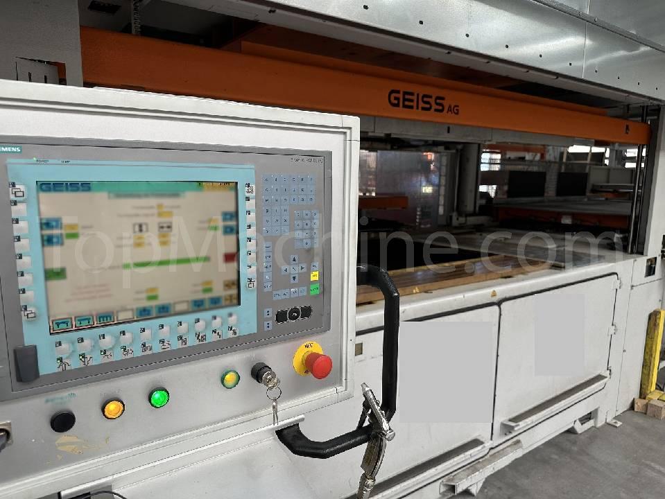 Used Geiss T9 2500 x 1400  Вакуумное формование