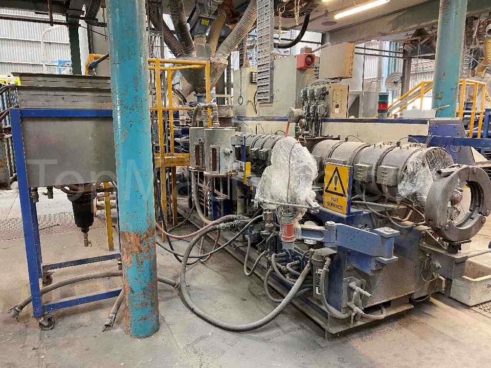 Used Krauss Maffei KMD 130/24D Extrusor para PVC
